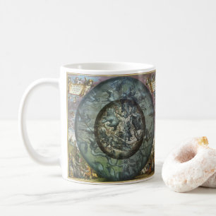 Vintage Norra stjärnbilden Celestial Astronomi Kaffemugg