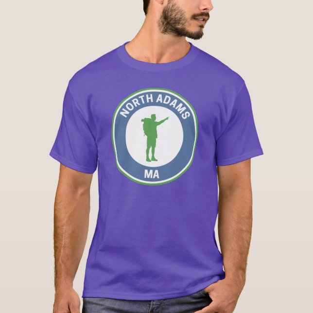 Vintage North Adams Massachusetts T Shirt (Framsida)