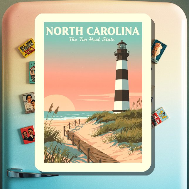Vintage North Carolina Magnet (Skapare uppladdad)