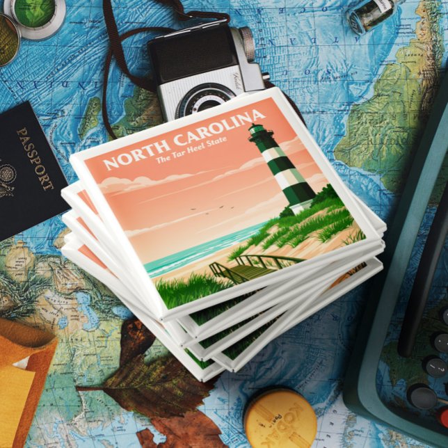 Vintage North Carolina Magnet (Skapare uppladdad)