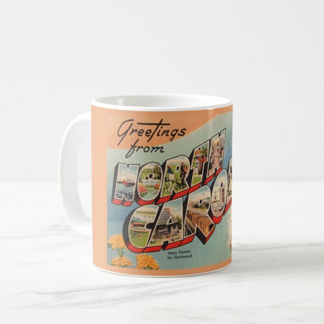 Vintage North Carolina Mugg (Framsida vänster)