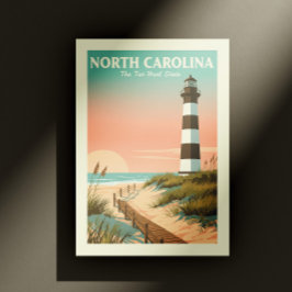 Vintage North Carolina Vykort