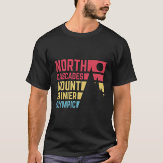 Vintage North Cascades Mount Rainier Olympic Natio T Shirt