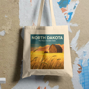 Vintage North Dakota Tygkasse