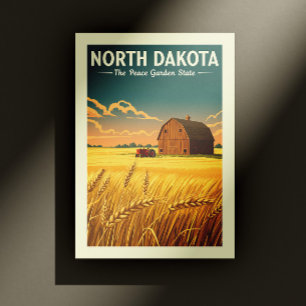 Vintage North Dakota Vykort