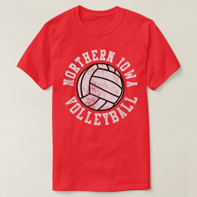 Vintage Northern Iowa Volleyball T Shirt (Design framsida)