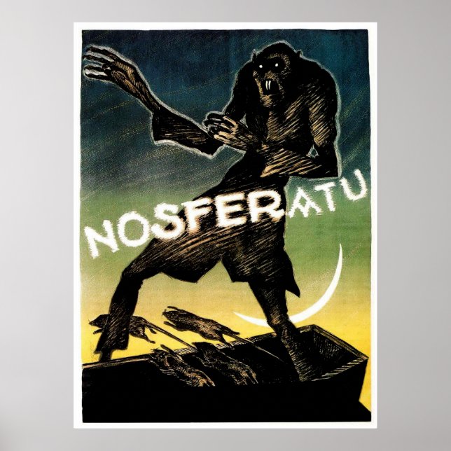 Vintage Nosferatu Australian Poster (Framsidan)
