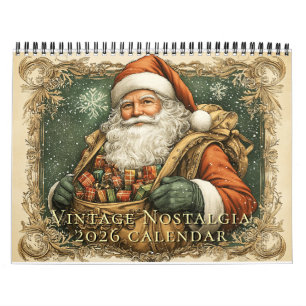 Vintage Nostalgia 2026 Wall Calendar Kalender