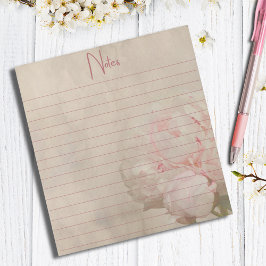 Vintage Notations: Peony Grace Anteckningsblock