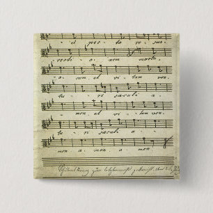 Vintage noter, antika notblad 1810 knapp