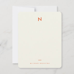 Vintage Notes Personal Stationery Anteckningskort