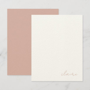 Vintage Notes Personlig Stationery Anteckningskort