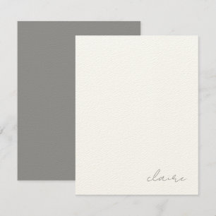 Vintage Notes Personlig Stationery Anteckningskort