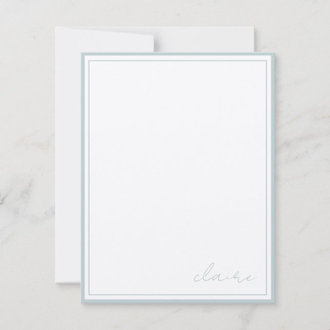 Vintage Notes Personligt brevpapper Anteckningskort (Framsida)