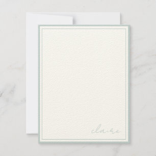 Vintage Notes Personligt brevpapper Anteckningskort