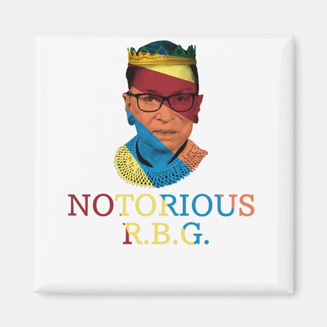 Vintage Notorious RBG Magnet (Framsidan)