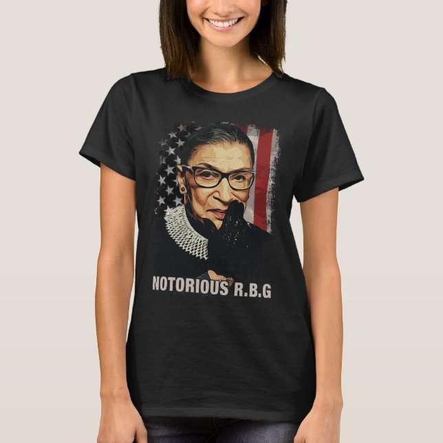 Vintage Notorious RBG T Shirt (Framsida)