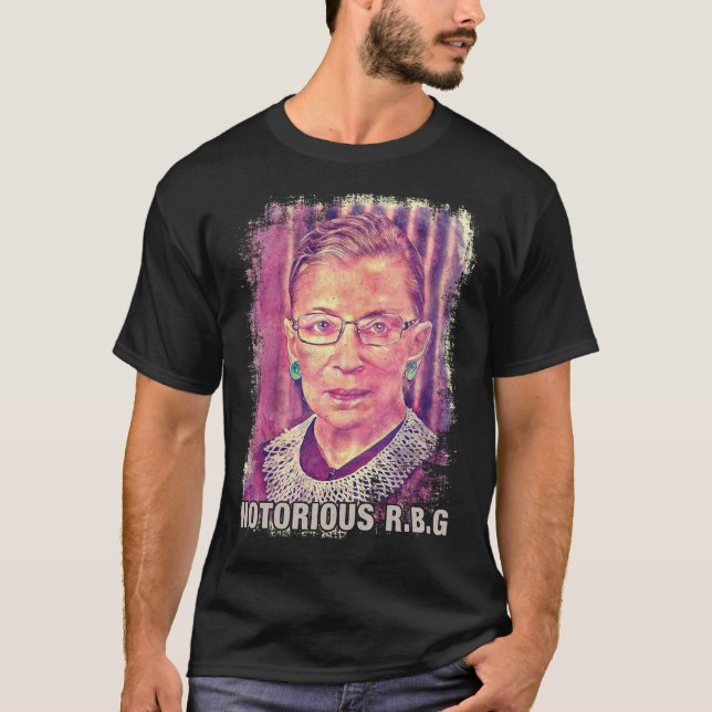 Vintage Notorious RBG T Shirt (Framsida)