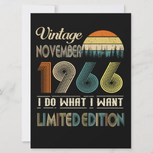 Vintage november 1966 Vad jag vill ha Begränsad ut Spara Datumet