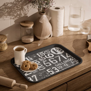 Vintage Nummer Figursätt Pappert för borttagning a Presentpapper