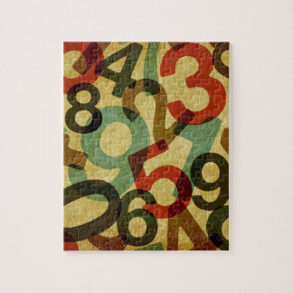 Vintage numrerar pussel