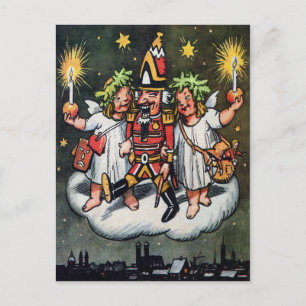 Vintage Nutcracker - julkort Vykort