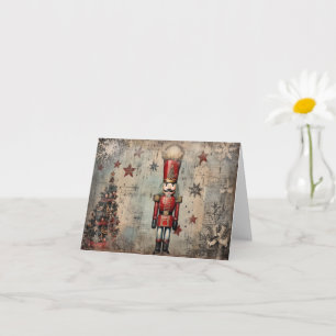 Vintage Nutcracker Soldier Kort