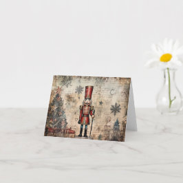 Vintage Nutcracker Soldier Kort
