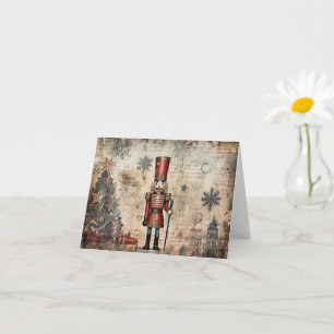 Vintage Nutcracker Soldier Kort
