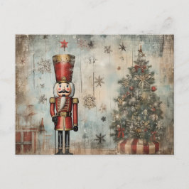 Vintage Nutcracker Soldier Vykort