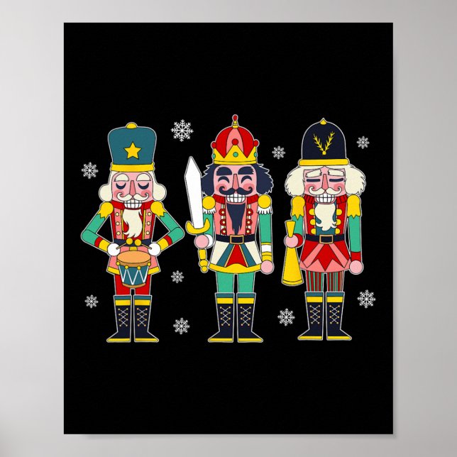 Vintage Nutcracker Squad jul 2024 Julafton Match Poster (Framsidan)