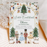 Vintage Nutcracker Winter Onederland 1:a födelseda Inbjudningar<br><div class="desc">Personalisera den här vintagen inspirerade först födelsedagsfest inbjudan till vintern med dina uppgifter om party enkelt och snabbt, tryck helt enkelt på anpassningsknappen för att ytterligare ordna om och formatera stil och textens placering. Med visuella tecken från Nutcracker i vibrerande ljusa färger. Perfekt för din lilla snöflake första födelsedag! Matchande...</div>