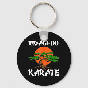 Vintage Ny Miyagi-Do Karate Cool Bonsai Träd Prese Nyckelring