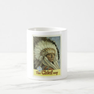 Vintage nya Santa Fe - mexico chefen långt Kaffemugg