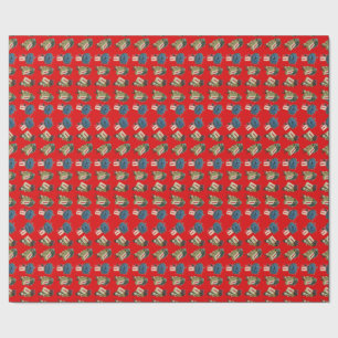 Vintage Nyår Presentpapper