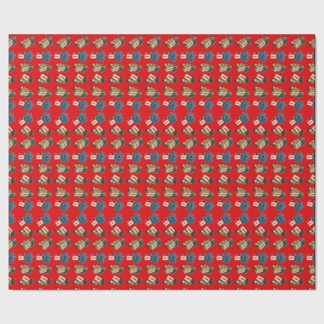 Vintage Nyår Presentpapper (Seam)