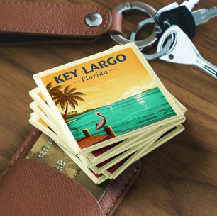Vintage Nyckel Largo Florida Magnet