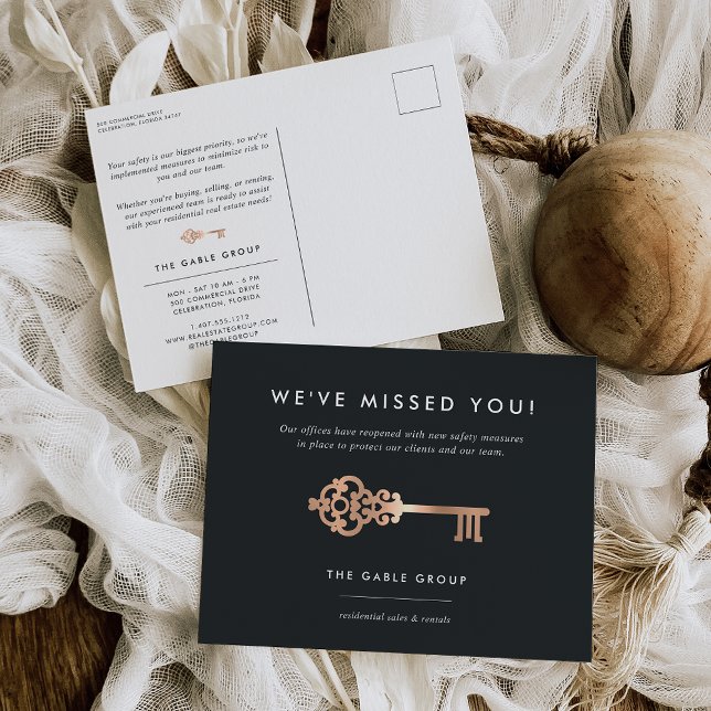 Vintage Nyckel Real Gods Business ReÖppna Vykort (Skapare uppladdad)