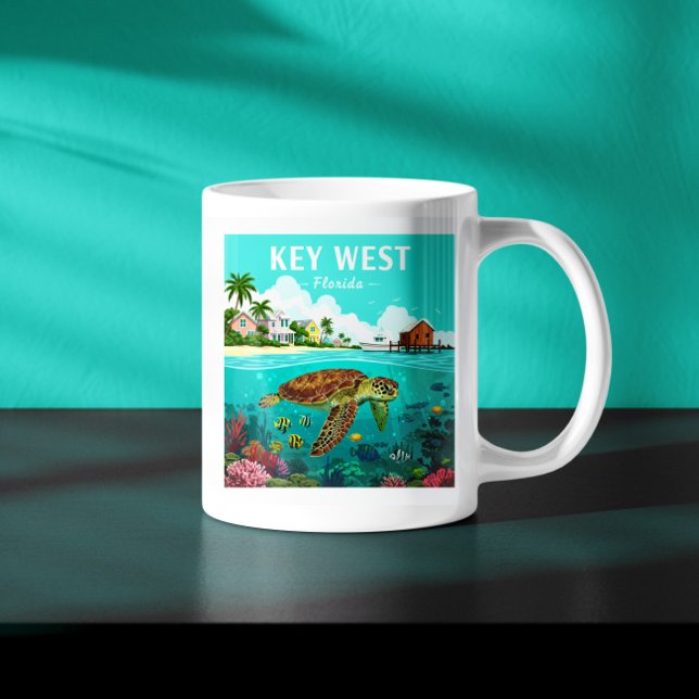 Vintage Nyckel Väster Florida Kaffemugg (Skapare uppladdad)