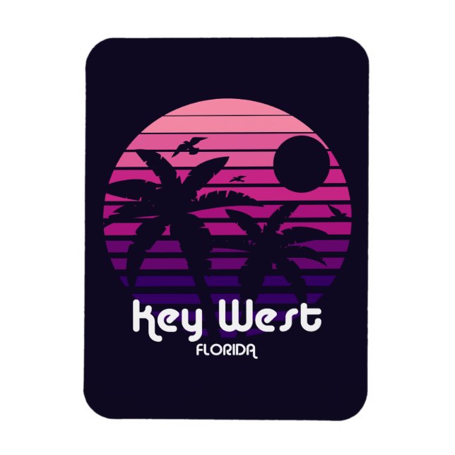 Vintage Nyckel Väster Florida Magnet (Vertikal)