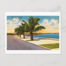 Vintage Nyckel Väster Florida Roosevelt Blvd Vykort