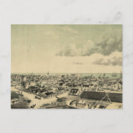 Vintage Nyckel Väster Illustration Vykort