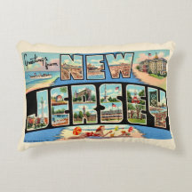 Vintage Nyhetskudde från New Jersey