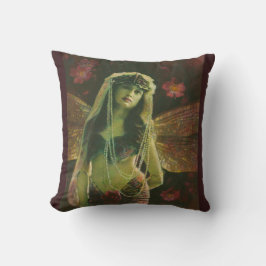 Vintage Nymph Square Throw Cushion Kudde