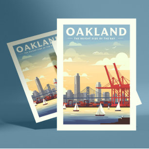 Vintage Oakland California Vykort