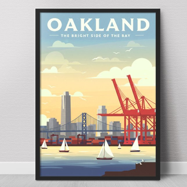 Vintage Oakland Kalifornien Poster (Skapare uppladdad)