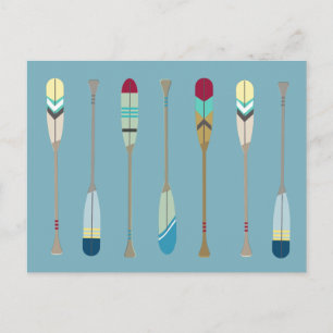 Vintage Oars Vykort