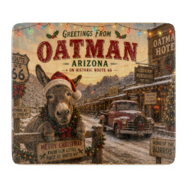 Vintage Oatman jul Route 66 åsna