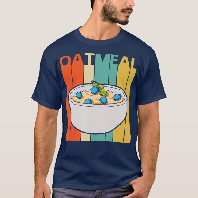 Vintage Oatmjöl T Shirt (Framsida)
