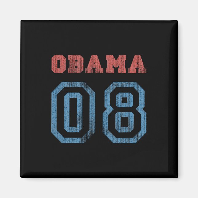 Vintage Obama 08 Magnet (Framsidan)